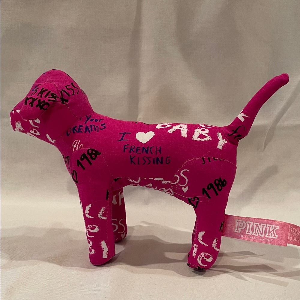 PINK Victoria's Secret Graffiti Dog